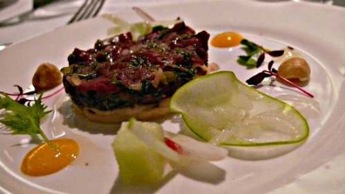 Venison tartare