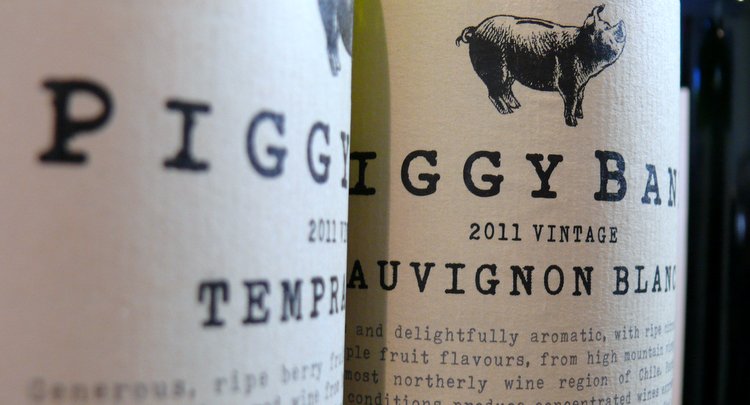 Piggy Bank tempranillo and sauvignon blanc