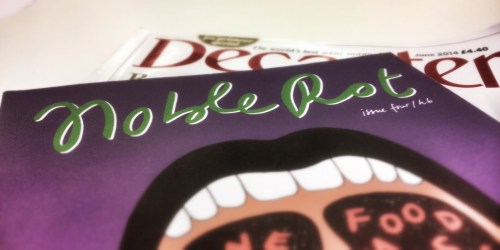 Noble Rot and Decanter magazines